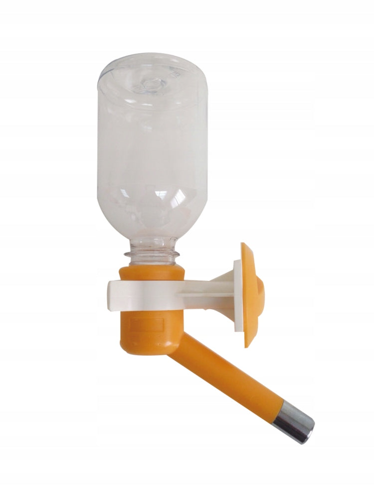 Automatic drinker with bottle for small dogs and cats - green Material made from a synthetic material