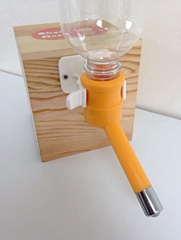 Automatic drinker with bottle for small dogs and cats - green Trade name poidełko