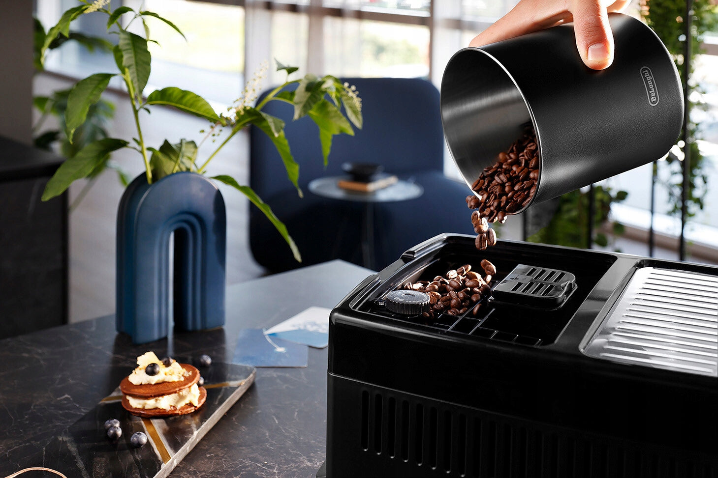 Automatic espresso machine De'Longhi ECAM380.95TB titanium Brand De'Longhi