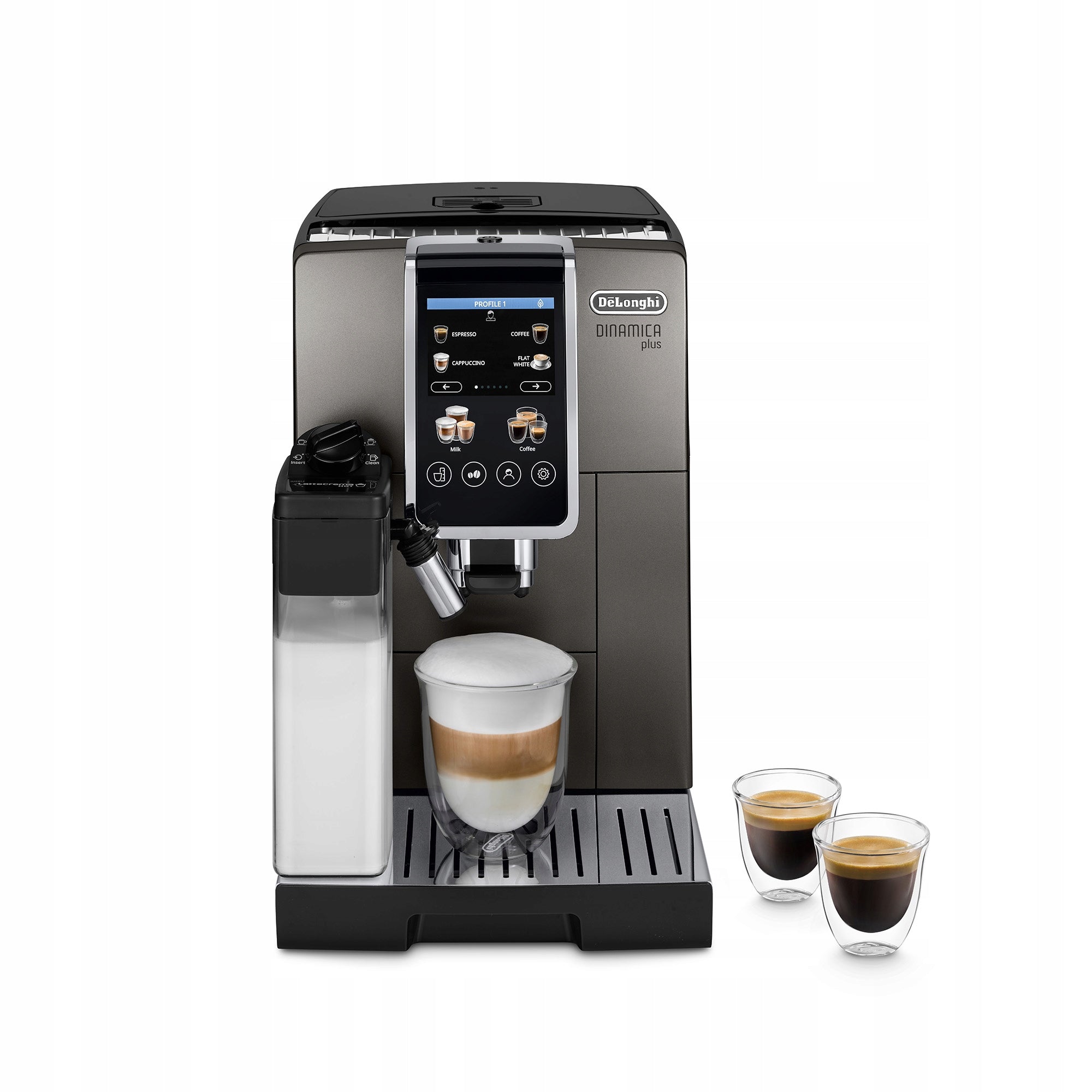 Automatic espresso machine De'Longhi ECAM380.95TB titanium