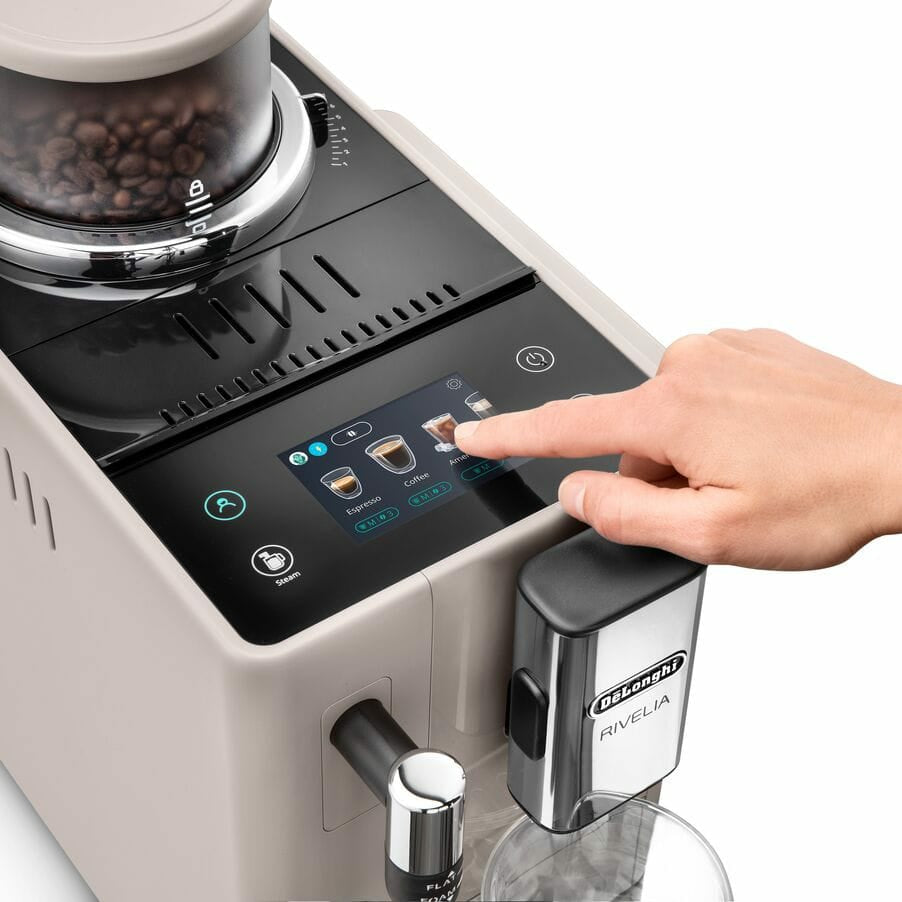 Automatic espresso machine De'Longhi EXAM440.35.BG beige/brown Manufacturer code EXAM440.35.BG