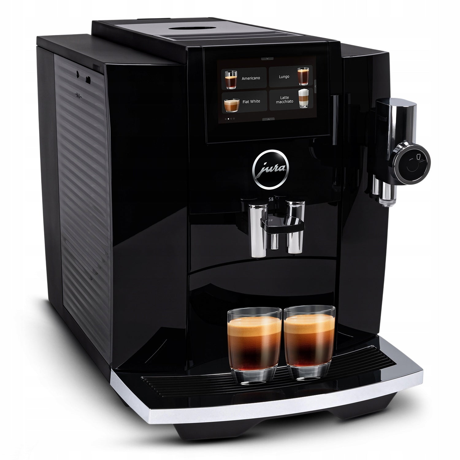 Automatic espresso machine Jura S8 Piano Black (EB) 1450 W black Manufacturer code 15482