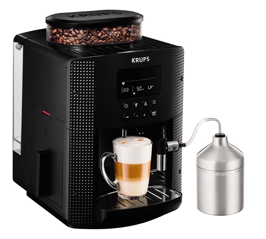 Automatic espresso machine Krups EA816B70 1450 W silver/grey Packaging status original