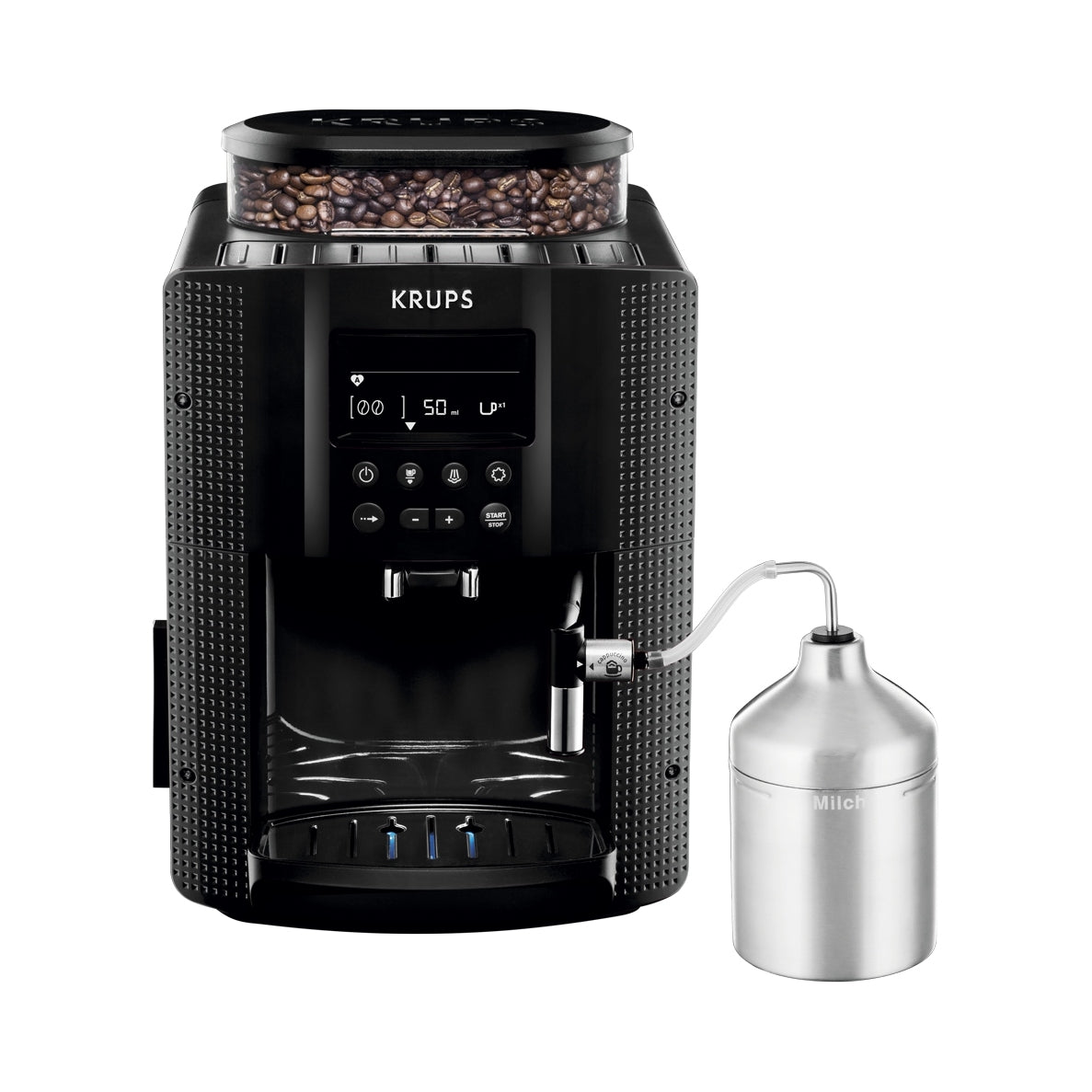 Automatic espresso machine Krups EA816B70 1450 W silver/grey