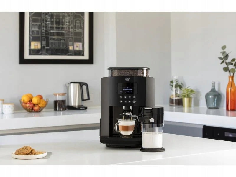 Automatic espresso machine Krups EA819E10 Arabica Latte 1450W black Packaging status original