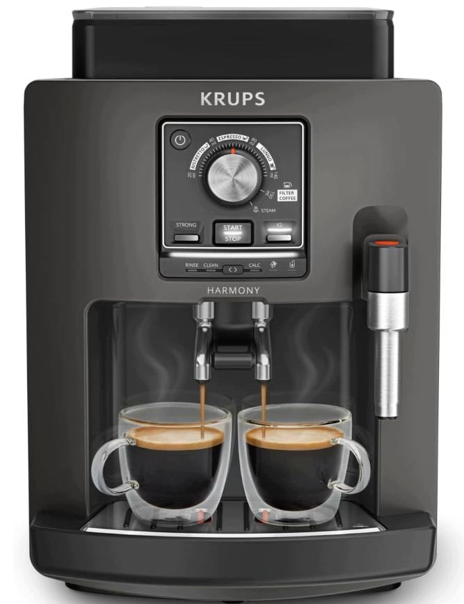 Automatic espresso machine Krups Harmony 1450 W black EA508BE0 Packaging status original