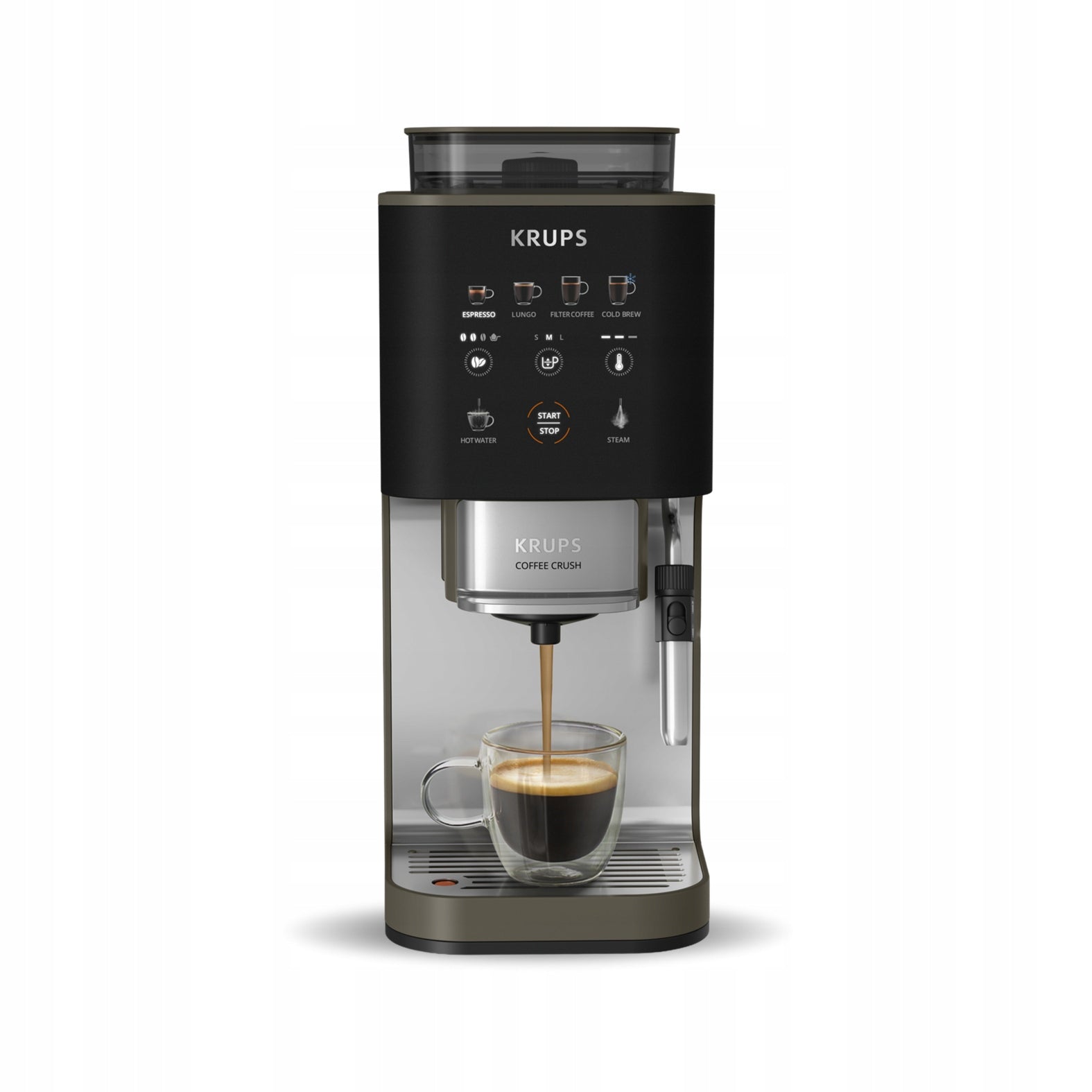 Automatic espresso machine Krups SA403BE0 1370 W beige/brown Manufacturer code SA403BE0