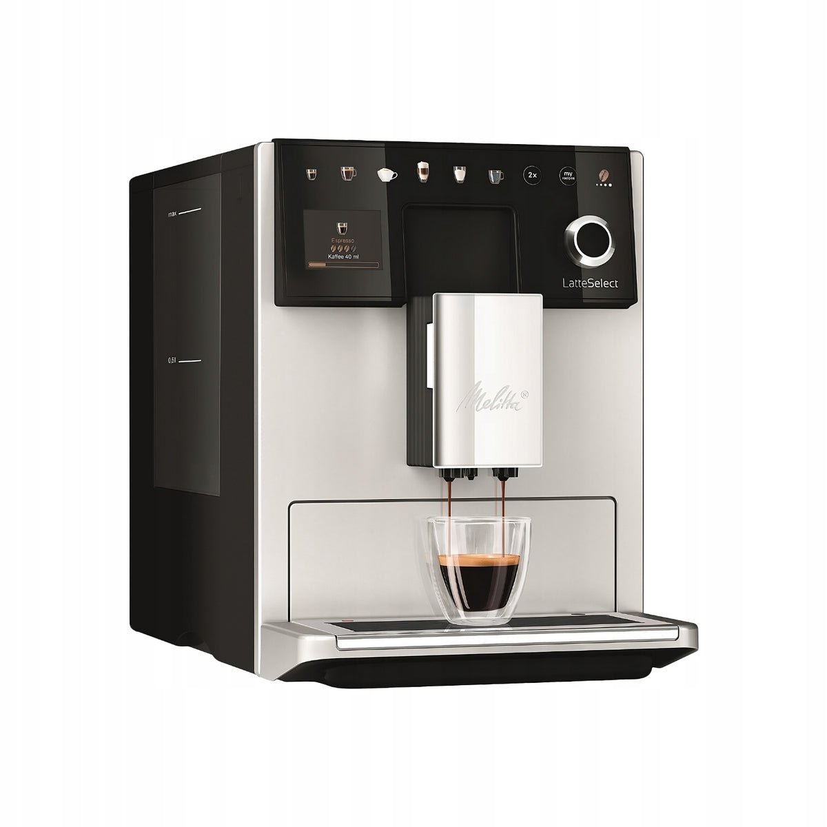 Automatic espresso machine Melitta LatteSelect F63/0-211 – silver EAN (GTIN) 4006508227976