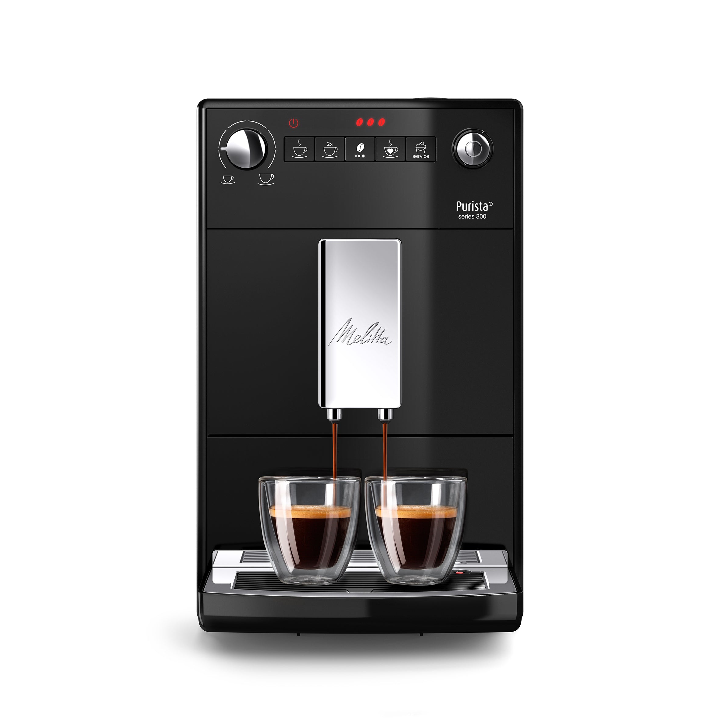 Automatic espresso machine Melitta Purista F23/0-102 1450 W black Manufacturer code F23/0-102