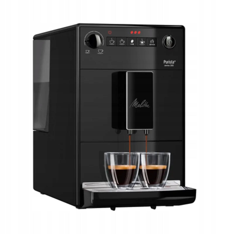 Automatic espresso machine Melitta Purista Pure Black 1450 W black Manufacturer code 0601020179