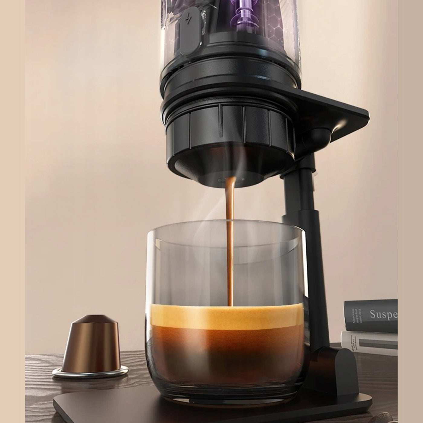 Automatic espresso machine Multifunctional Portable Coffee Maker Manufacturer code Wielofunkcyjny Przenośny Ekspres do Kawy