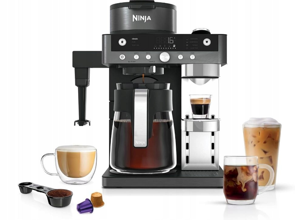 Automatic espresso machine Ninja CFN802EUGM grey