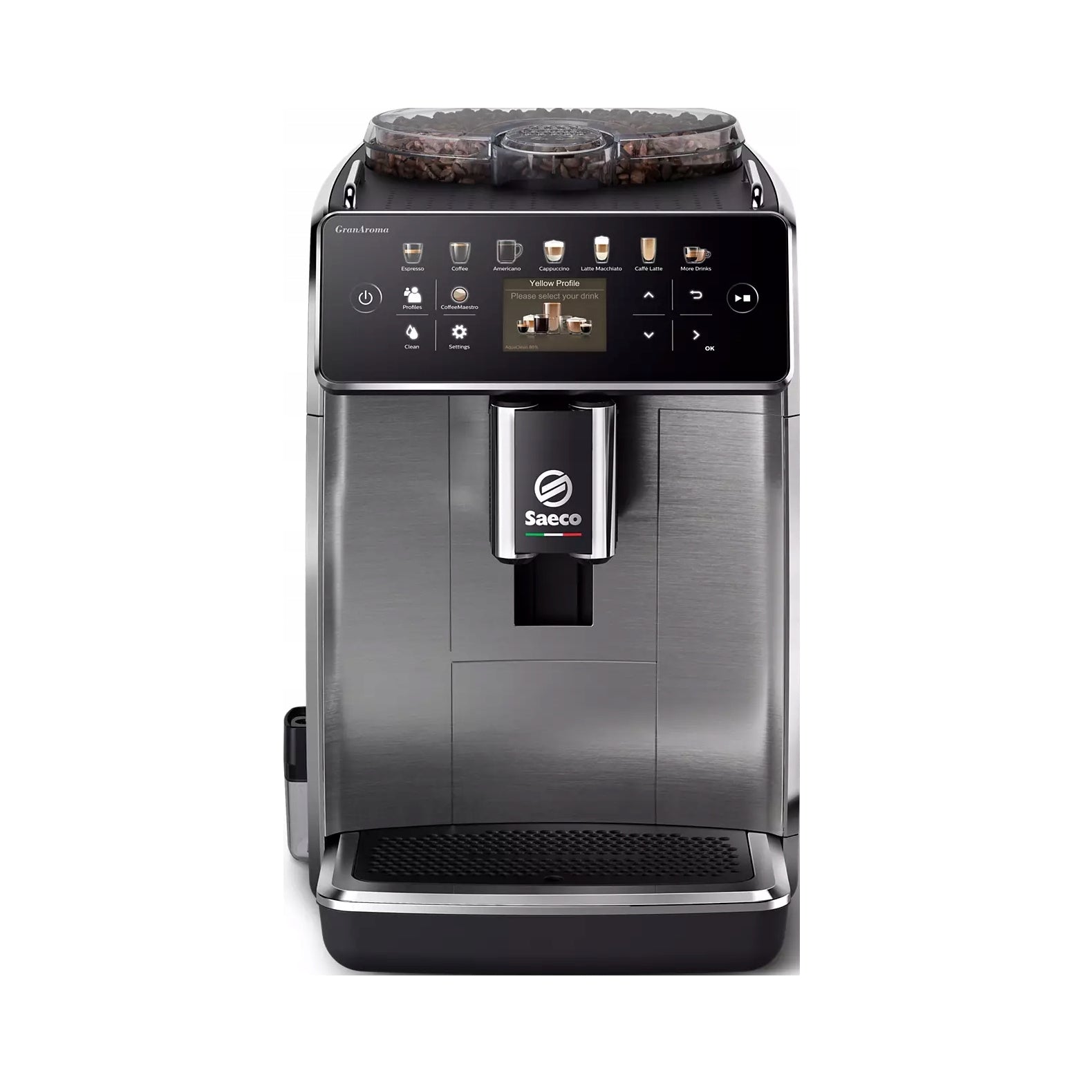 Automatic espresso machine Saeco SM6585/00 1500 W silver/grey Manufacturer code SM6585/00