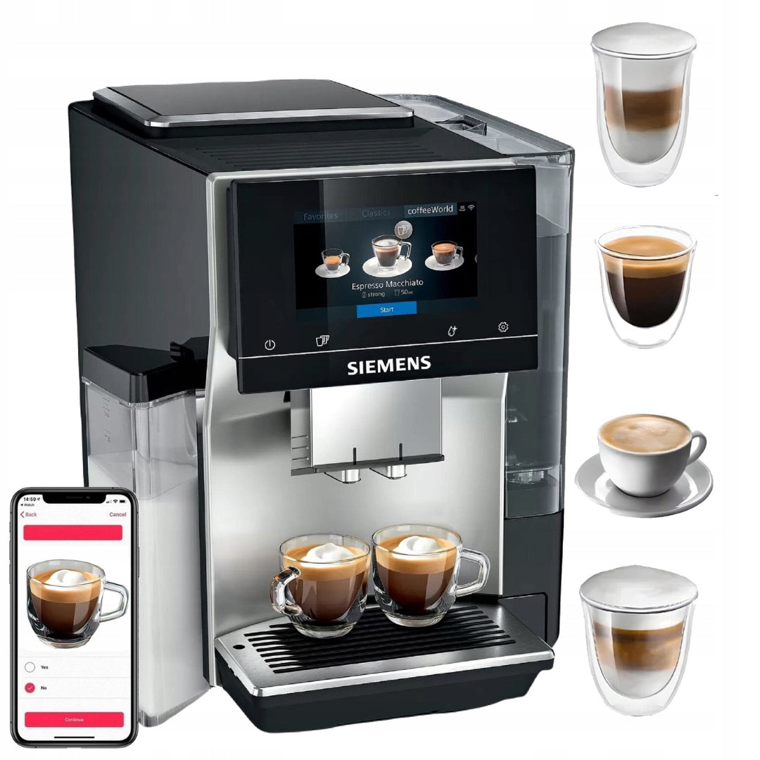 Automatic espresso machine Siemens EQ700 TP715R01 1500W silver/grey Packaging status original