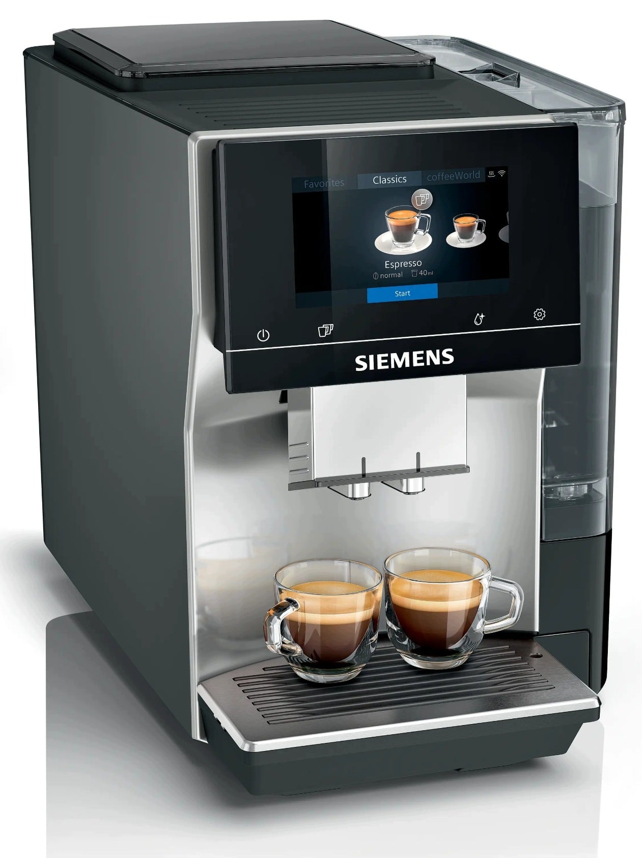 Automatic espresso machine Siemens TP715E17 1500 W silver