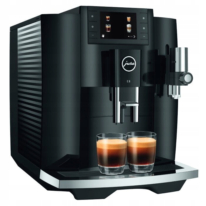 Automatic espresso machine for coffee Jura E8 Piano Black (EC) Black