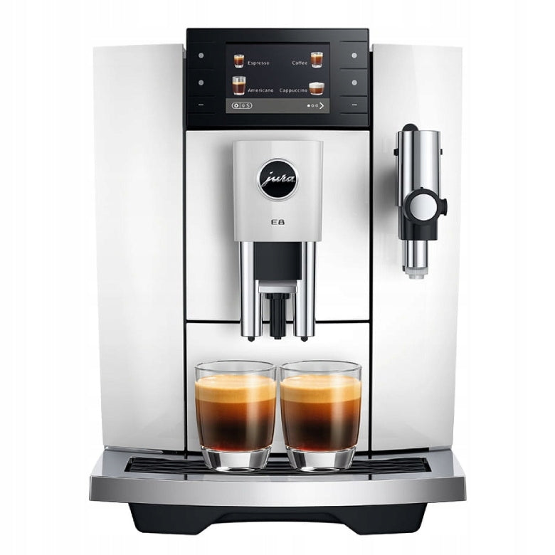 Automatic espresso machine for coffee Jura E8 Piano White (ED) White Brand Jura