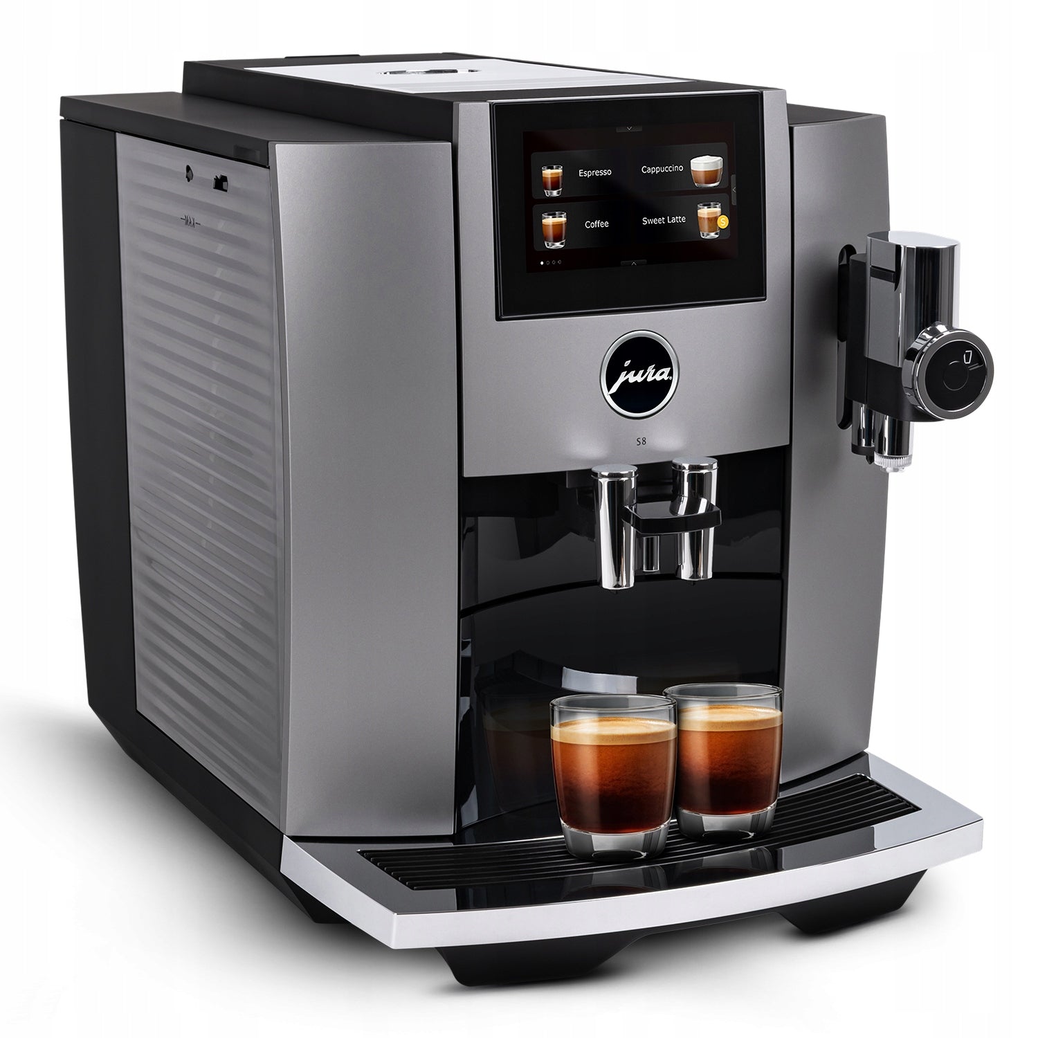 Automatic espresso machine for coffee Jura S8 Dark Inox (EB)
