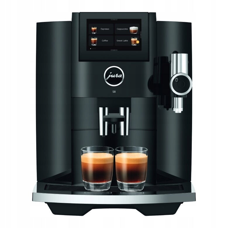 Automatic espresso machine for coffee Jura S8 Piano Black (EB) Black Brand Jura
