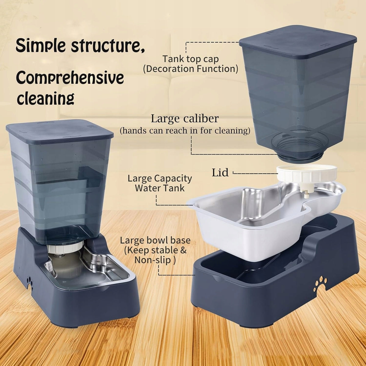 Automatic feeding machine 4PET plastic 5000 ml Brand 4PET