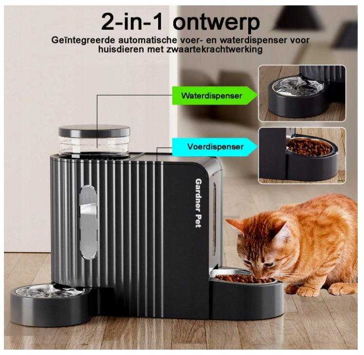 Automatic feeding machine Gardner Pet metal 3000 ml Packaging status original