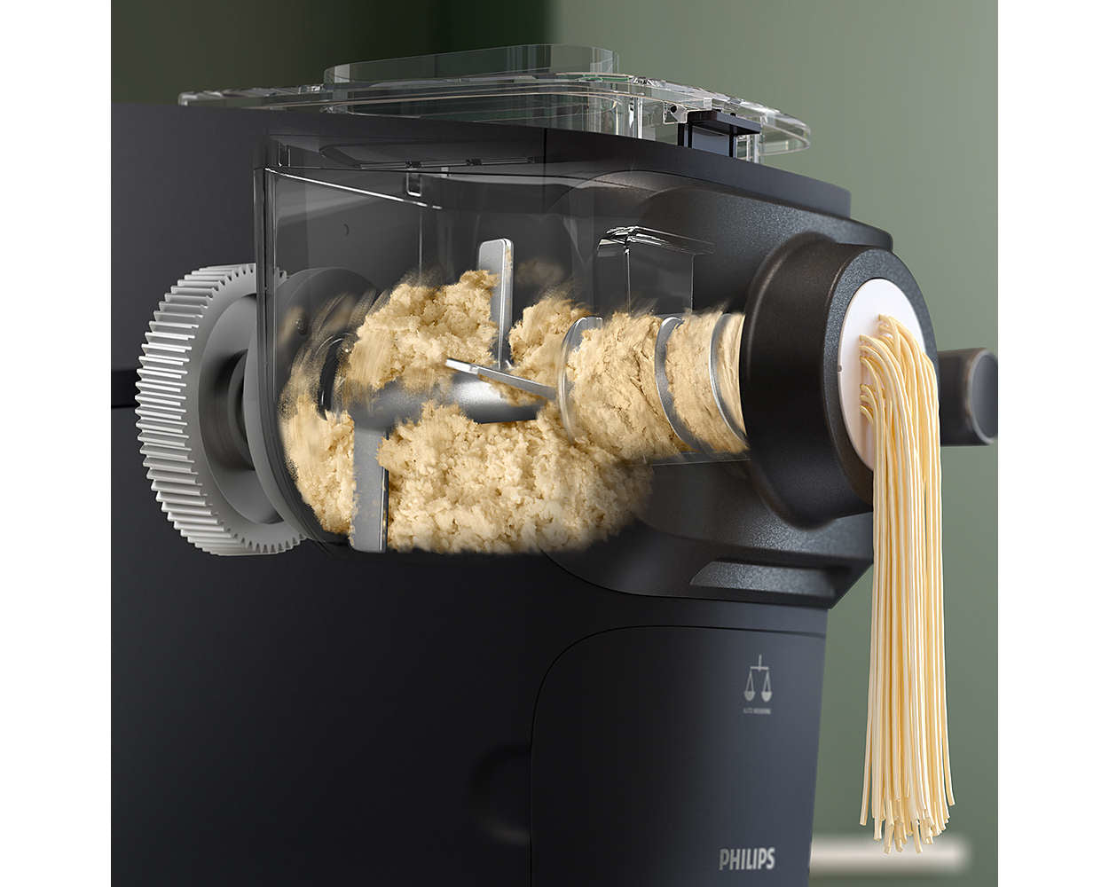 Automatic pasta and pastry machine Philips HR2665/93 + 8 Discs Manufacturer code HR2665/93