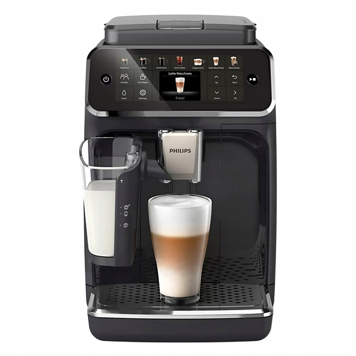 Automatic pressure coffee machine LatteGo Philips EP4441/50 black