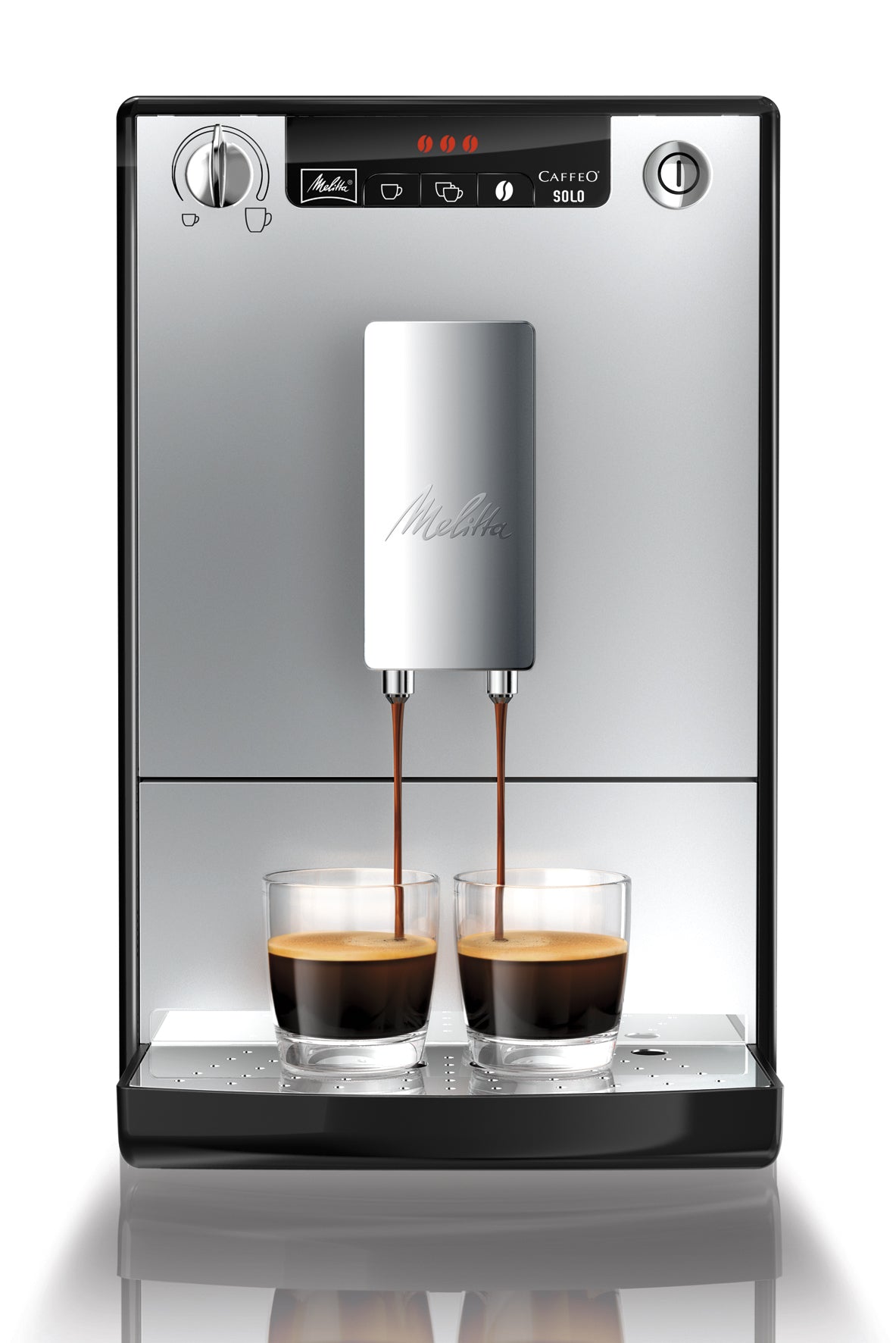 Automatic pressure coffee machine Melitta Solo E950-203 silver