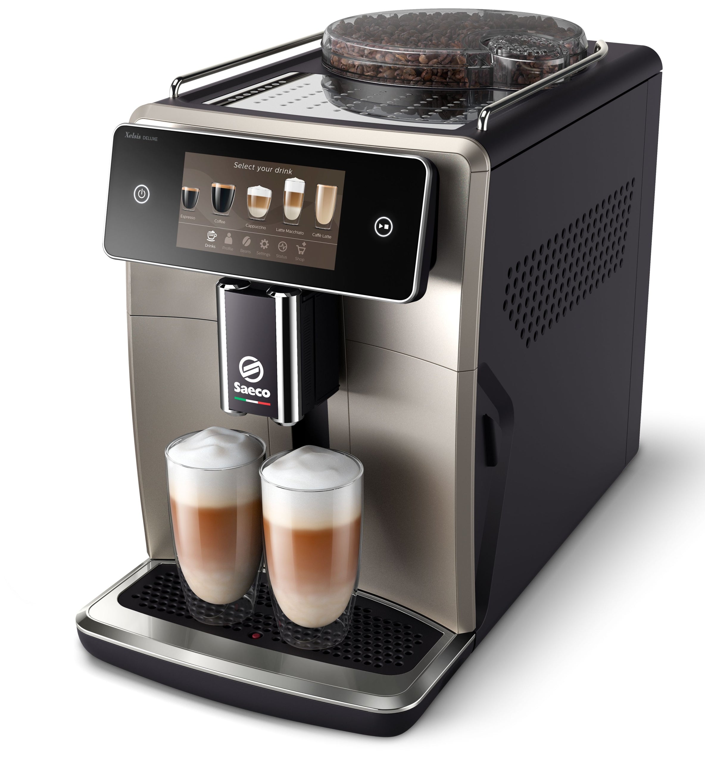 Automatic pressure coffee machine Saeco Xelsis Deluxe SM8782/30 Packaging status original