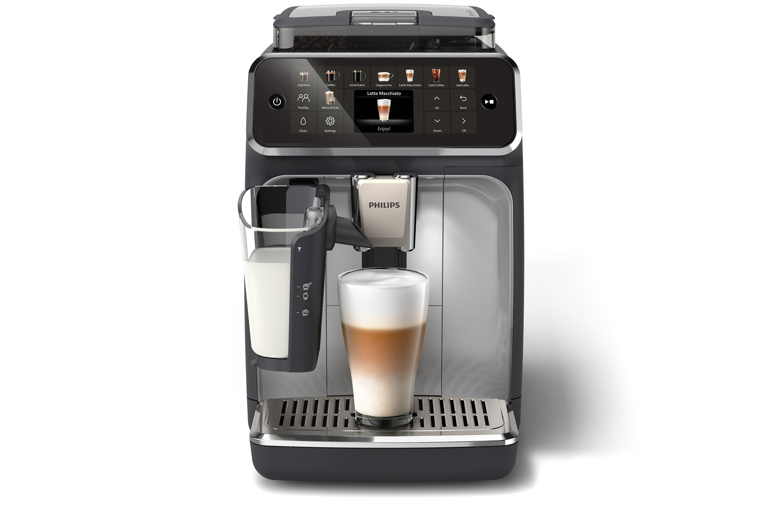 Automatic pressure coffee maker 20 coffees LatteGo Philips EP5546/70 Manufacturer code EP5546/70