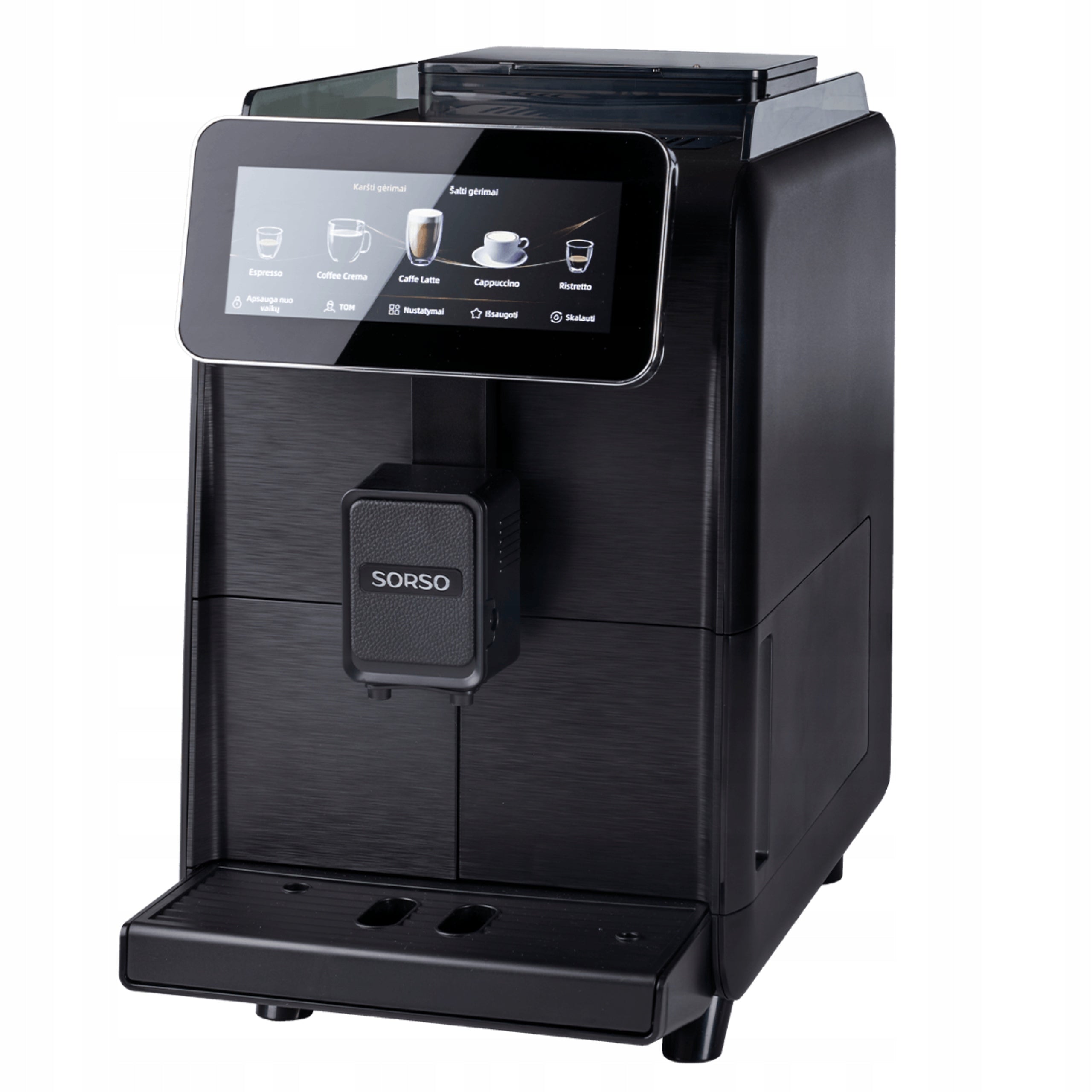 Automatic pressure machine SORSO Terra T2, 1450 W 20 bar– black Manufacturer code SorsoT2