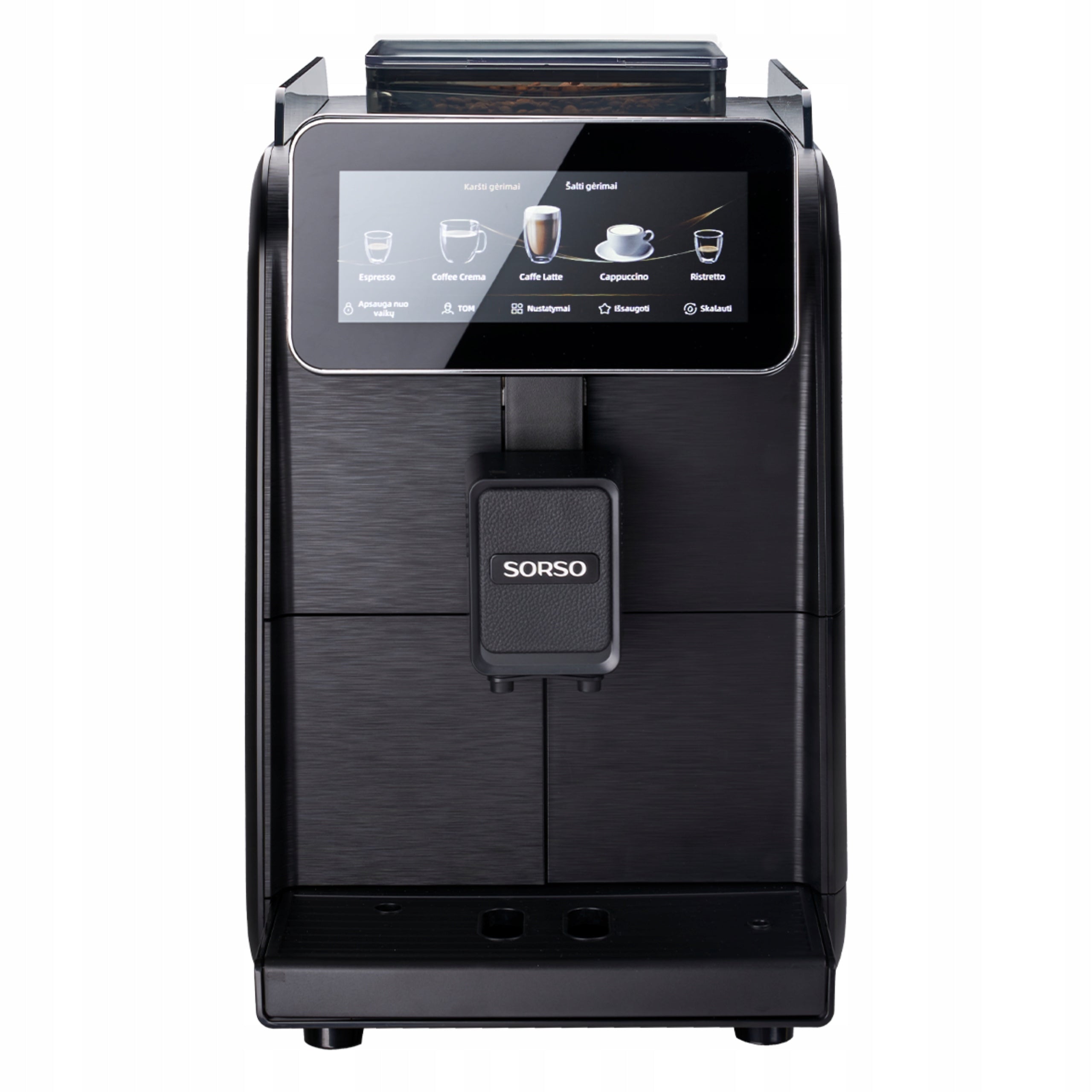 Automatic pressure machine SORSO Terra T2, 1450 W 20 bar– black