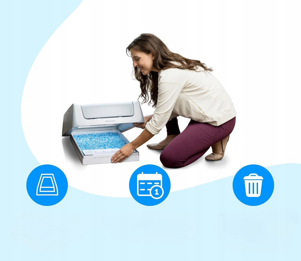 Automatic self-cleaning cat litter box PetSafe Brand PetSafe