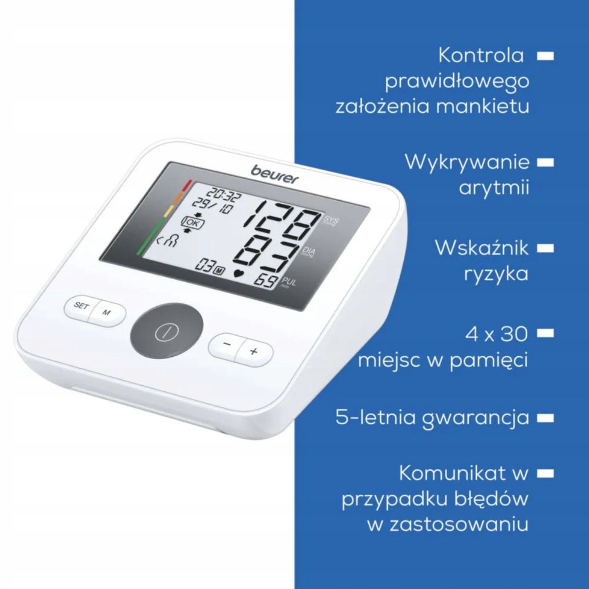 Automatic shoulder blood pressure monitor Beurer BM 27+ EAN (GTIN) 4211125604189