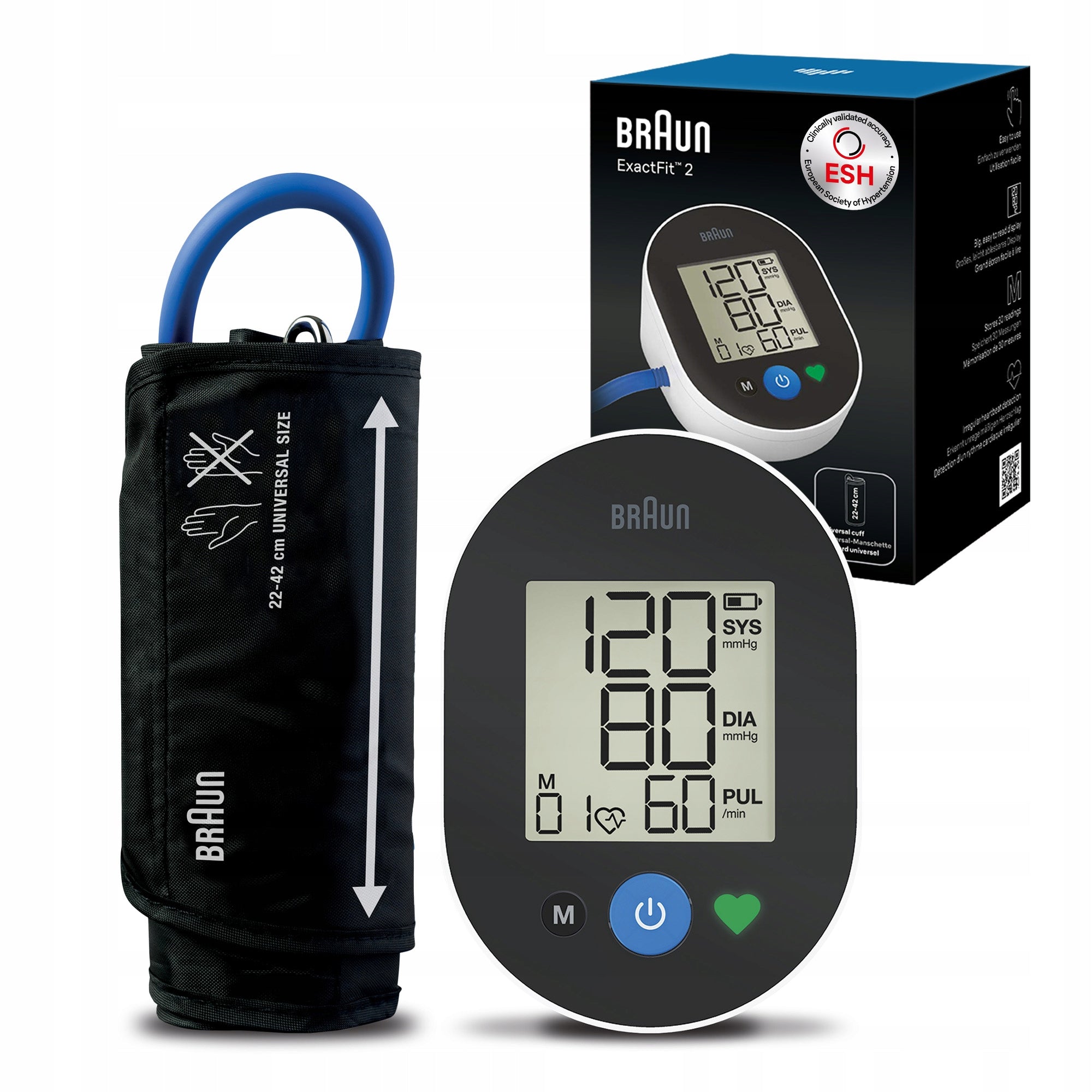 Automatic shoulder blood pressure monitor Braun ExactFit 2 BUA4050EU