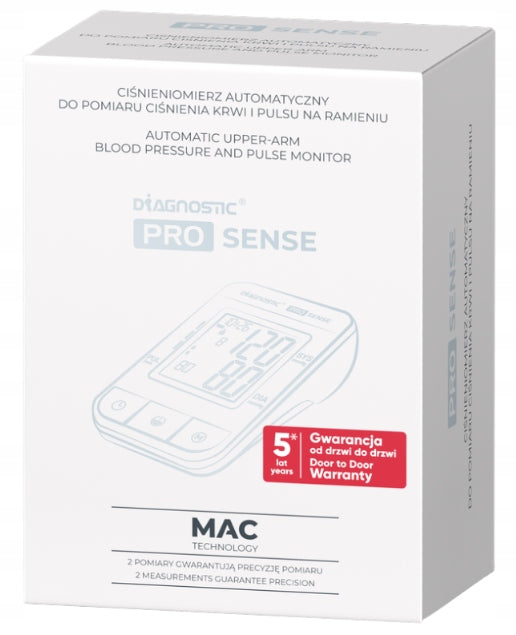 Automatic shoulder blood pressure monitor DIAGNOSTIC PRO SENSE 1 piece
