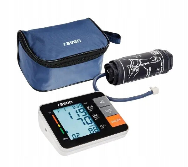 Automatic shoulder blood pressure monitor RAVEN ECI002X Arrhythmia detection