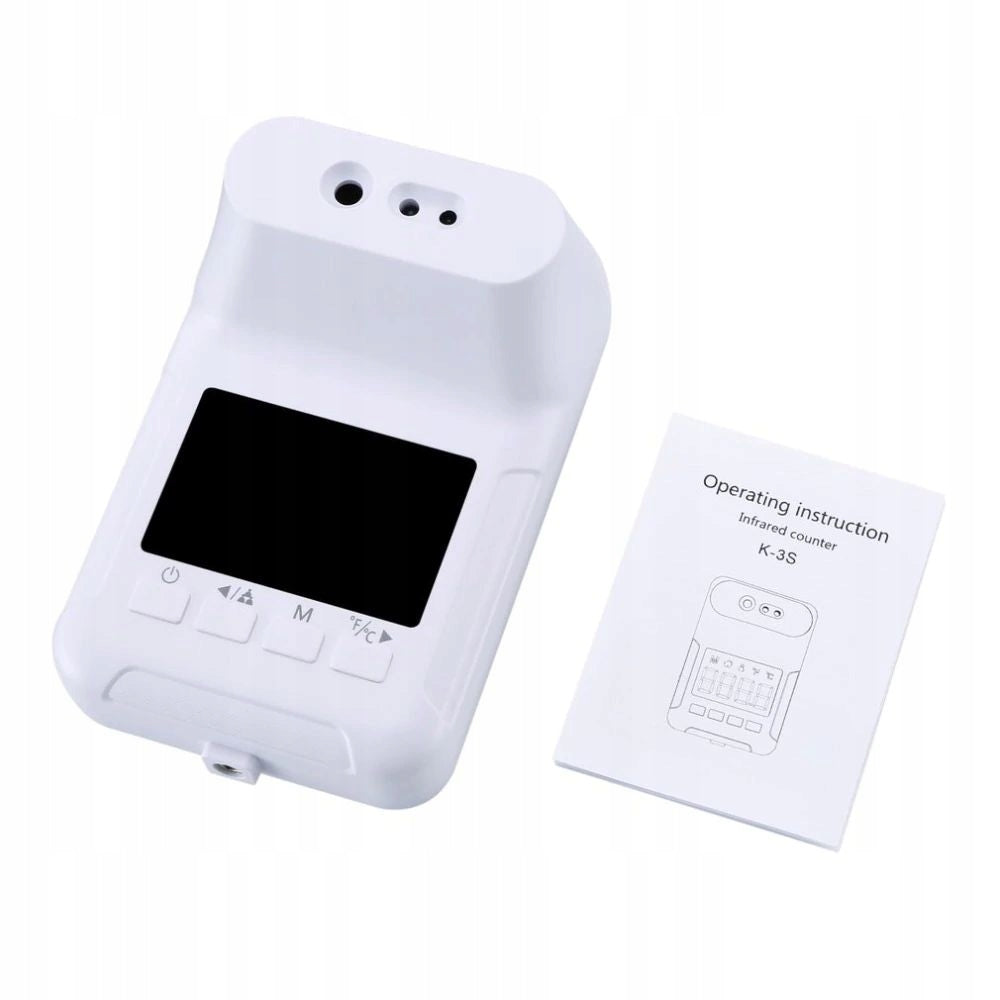 Automatic thermometer, non-contact, wall mounted PL Batteries included no