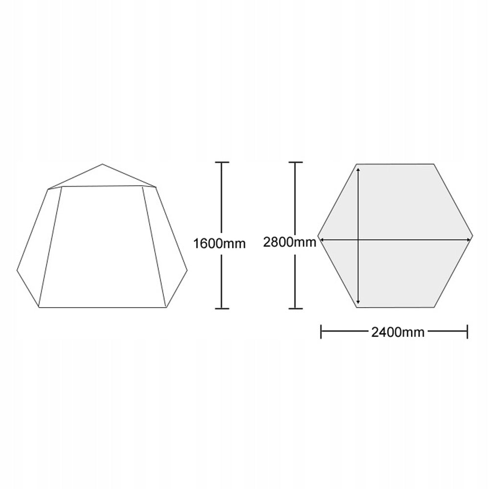 Automatic tourist tent for self-assembly, 5-person Brand no brand