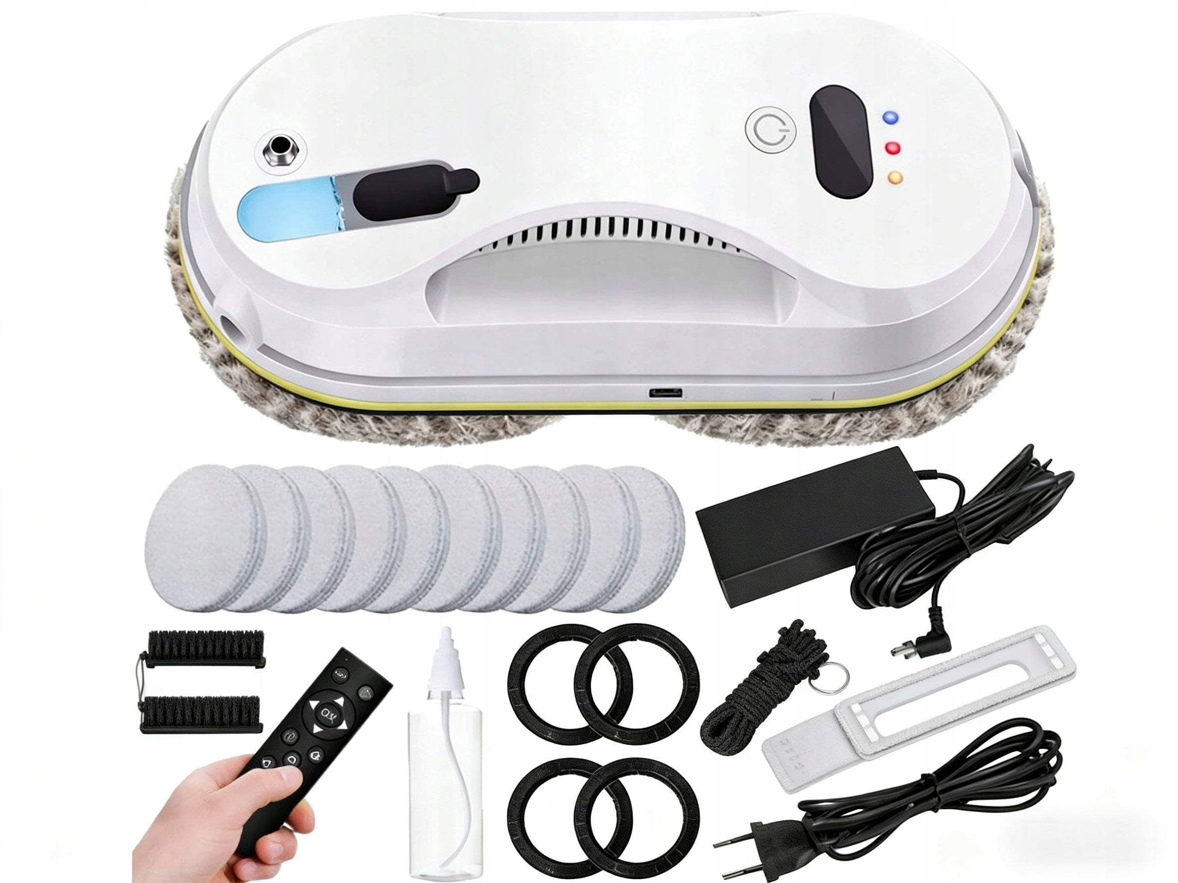 Automatic window cleaning robot – intelligent set with protection