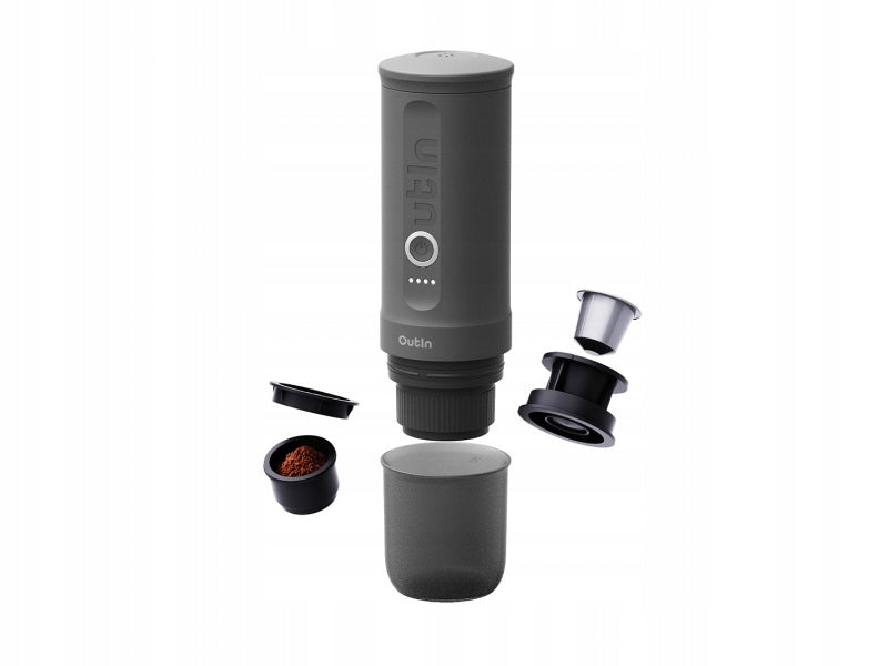Automatický automatický kávovar Outin Nano stříbrný/šedý Model Outin Nano