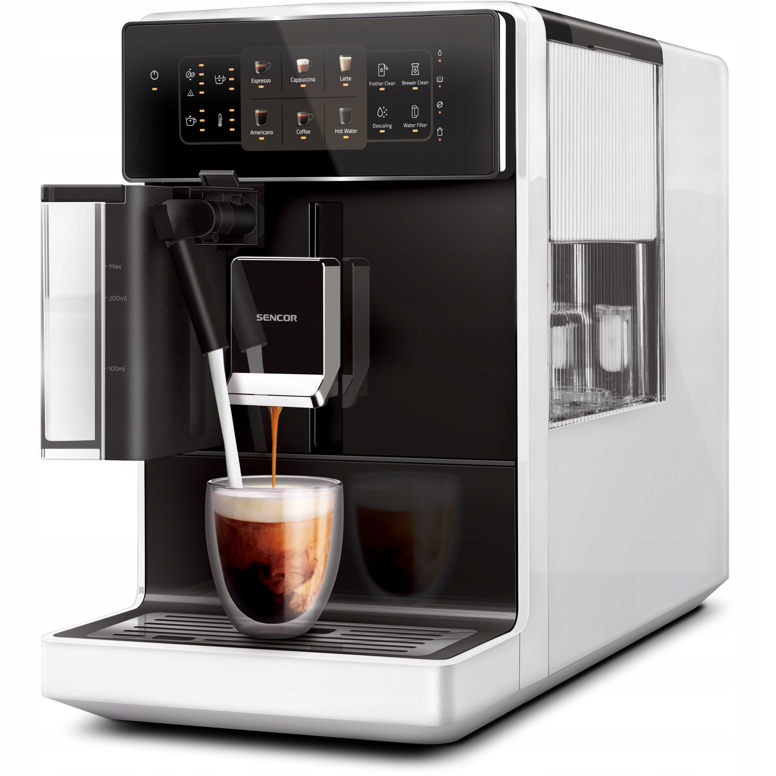 Automatický automatický kávovar Sencor SES 9301WH 1400 W bílý Brand Sencor