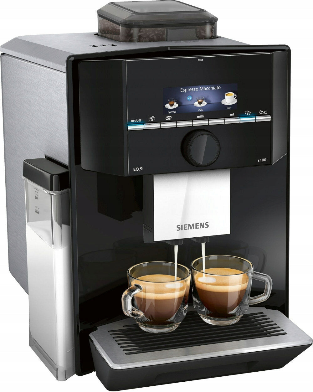 Automatický automatický kávovar Siemens EQ.9 TI9553X9RW 1500 W černý