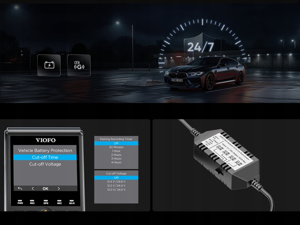Automobilová kamera Viofo A329T 3CH 4K UHD GPS Wi-Fi Sony STARVIS 2 Brand Viofo