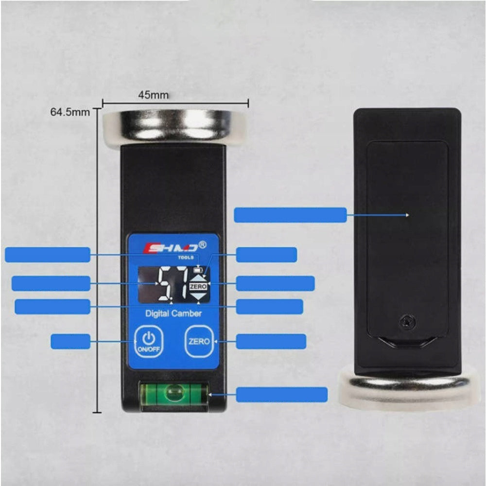Automotive Wheel Alignment Tool Camber Caster Gauge Tilt Meter Convergence Manufacturer code HA-0107A1-JSX