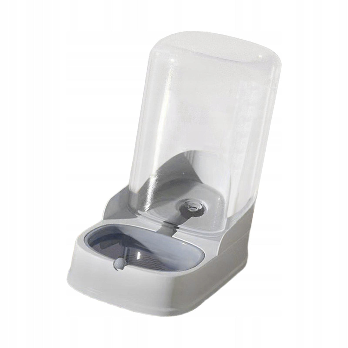 Auton Pet Waterer Portable Smooth Edges Large Capacity Gravity Gray