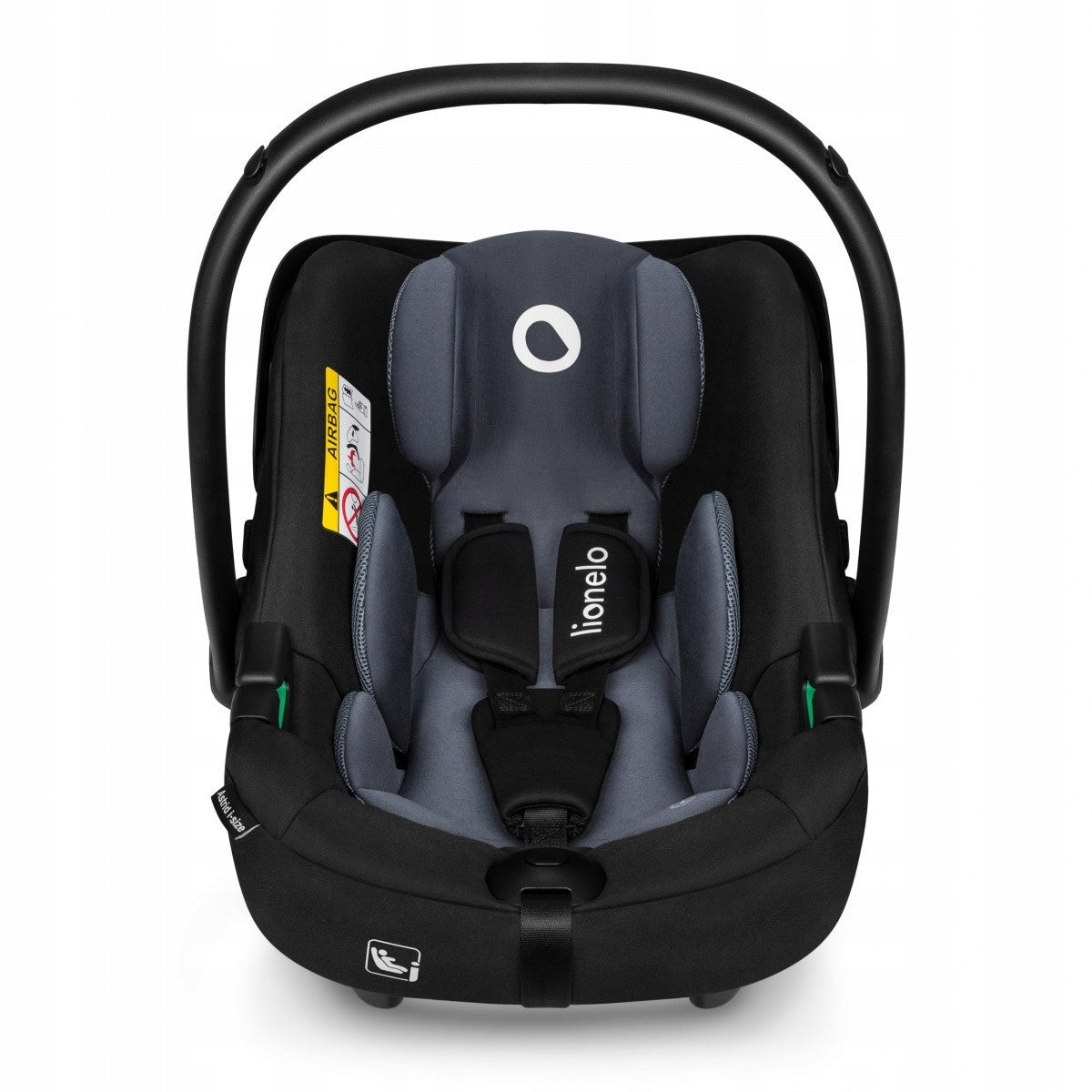 Autosedačka vajíčko Lionelo Astrid i-Size - Black Dark Grey 0-13 Brand Lionelo
