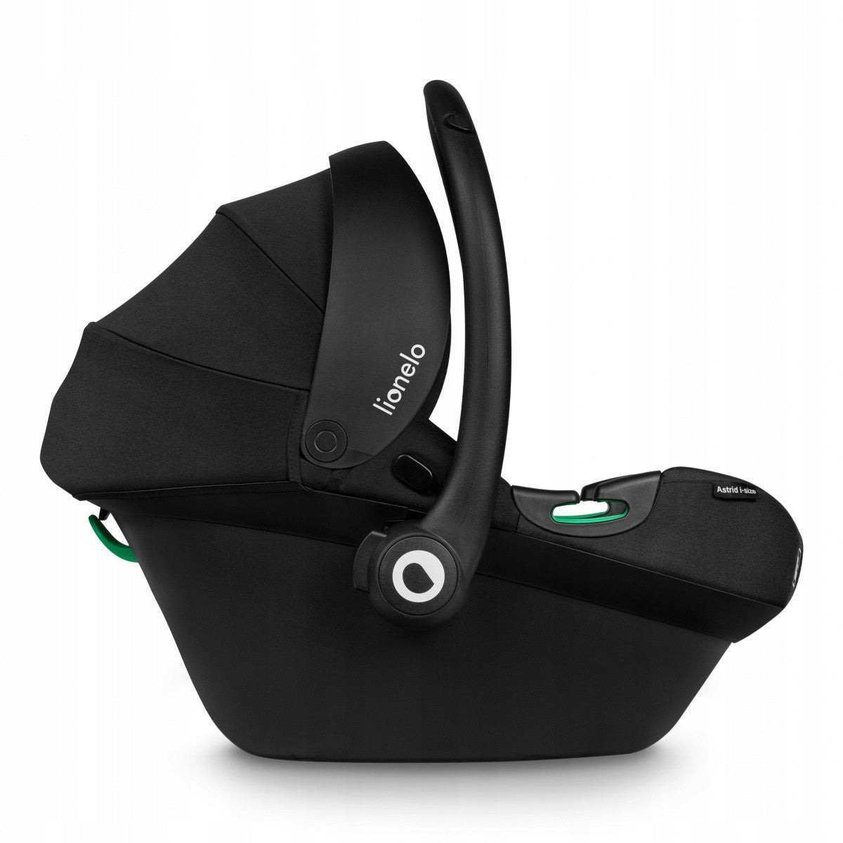 Autosedačka vajíčko Lionelo Astrid i-Size - Black Dark Grey 0-13