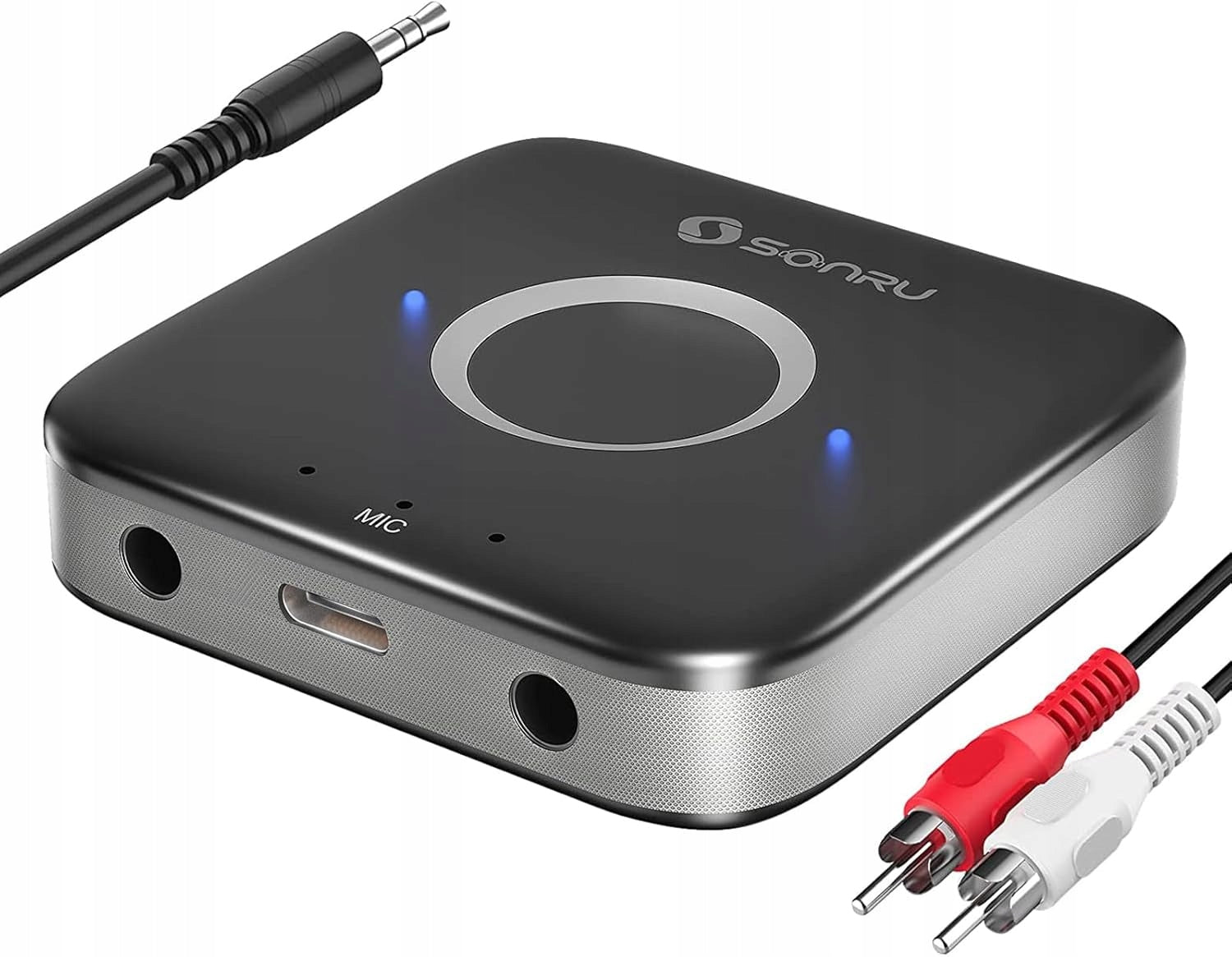 Aux Bluetooth 5.3 Adapter for Stereo System SONRU Audio Receiver