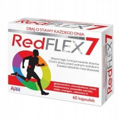 AvecPharma Redflex7 joints glucosamine hyaluronic acid chondroitin 60 kap EAN (GTIN) 5902020321118